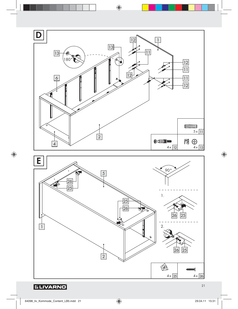 Livarno Z30844 User Manual | Page 19 / 22