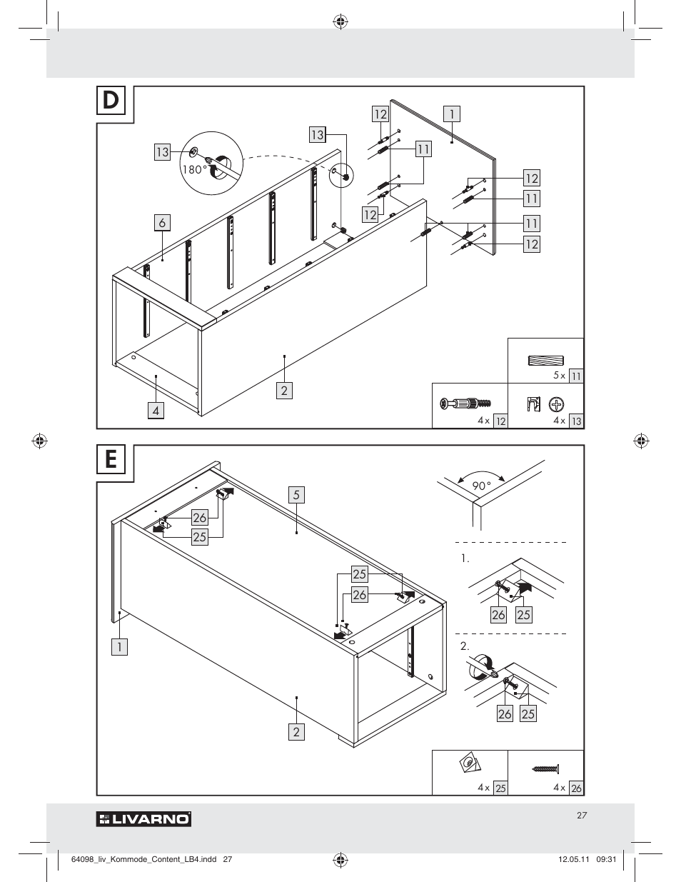 Livarno Z30844 User Manual | Page 25 / 28