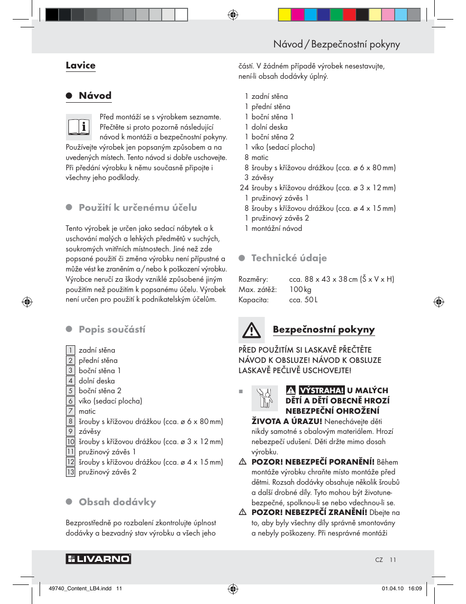 Livarno Z29970 User Manual | Page 9 / 18