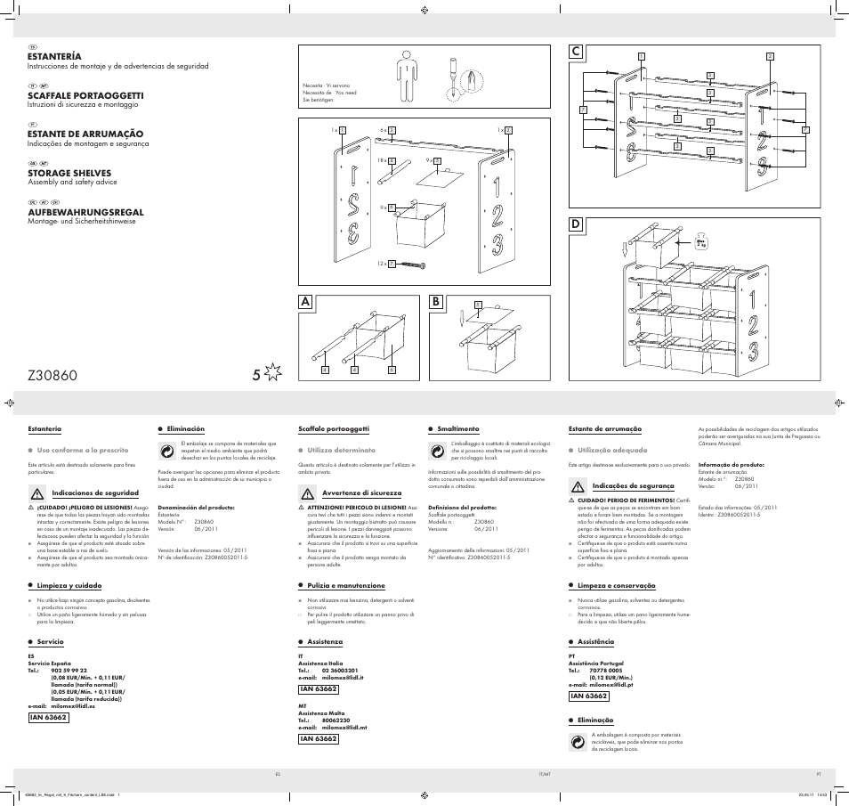 Livarno Z30860 User Manual | 2 pages