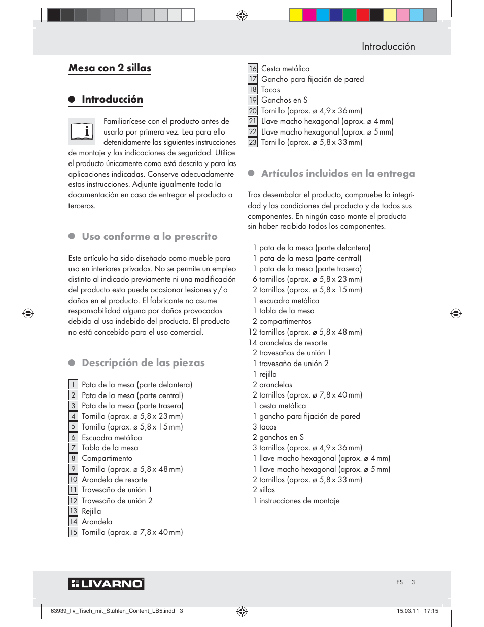 Livarno Z30842 User Manual | 18 pages