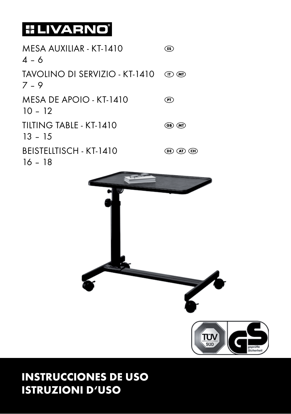 Livarno KT-1410 User Manual | 20 pages