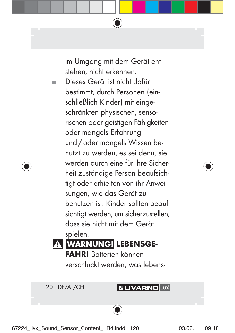 Livarno Z30425 A User Manual | Page 118 / 129