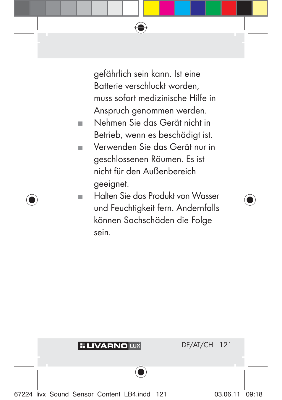 Livarno Z30425 A User Manual | Page 119 / 129