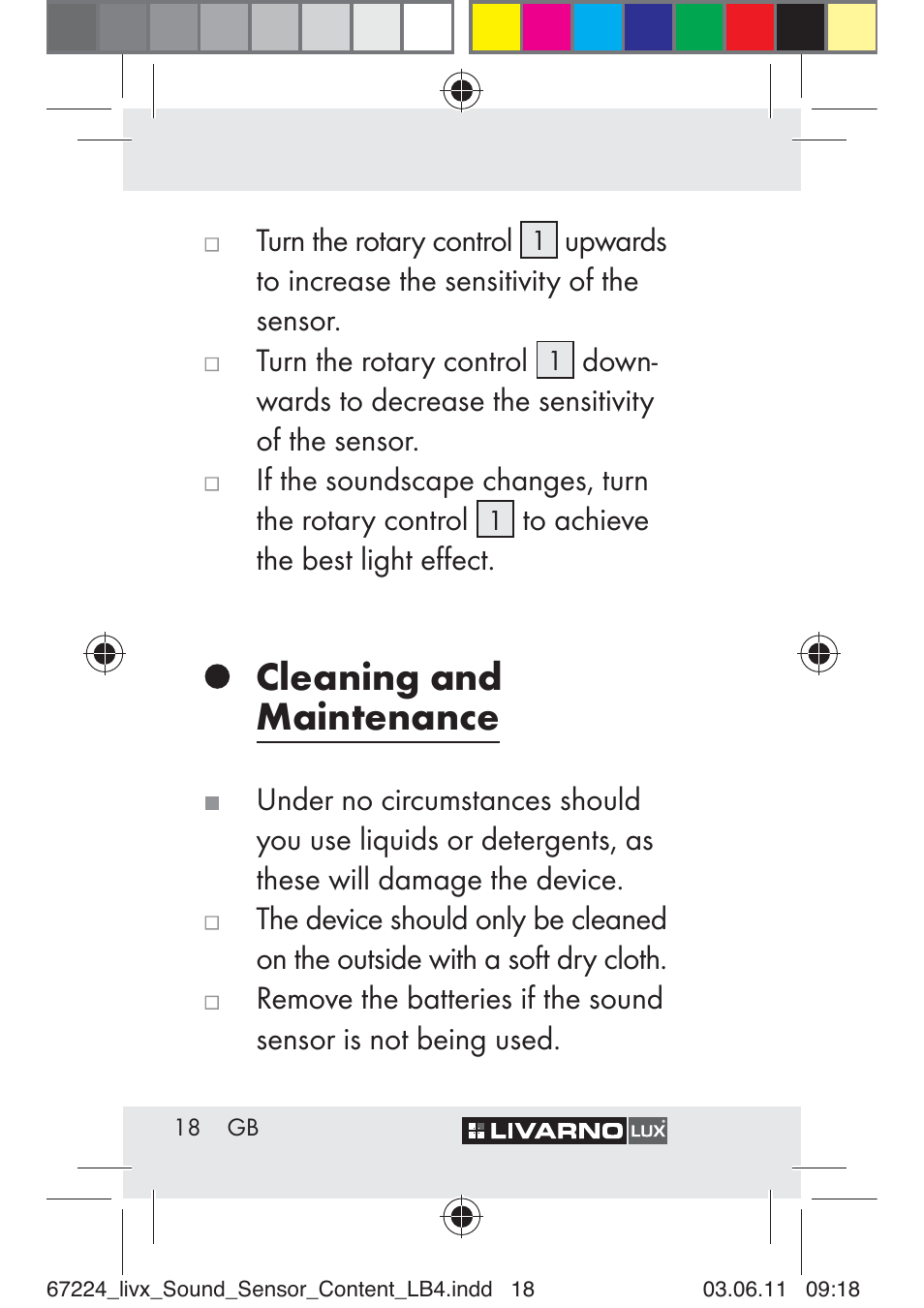 Cleaning and maintenance | Livarno Z30425 A User Manual | Page 16 / 129