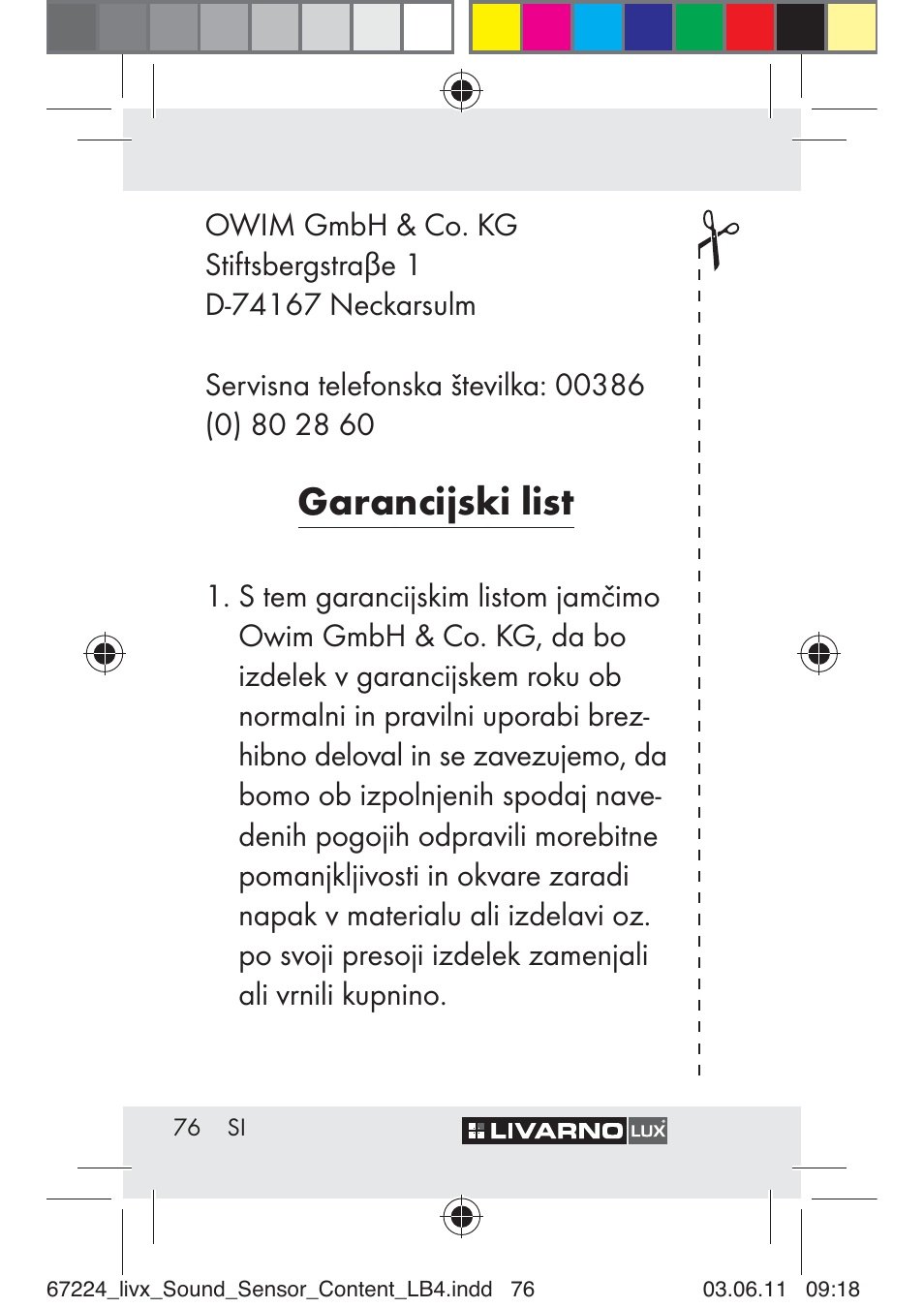 Garancijski list | Livarno Z30425 A User Manual | Page 74 / 129