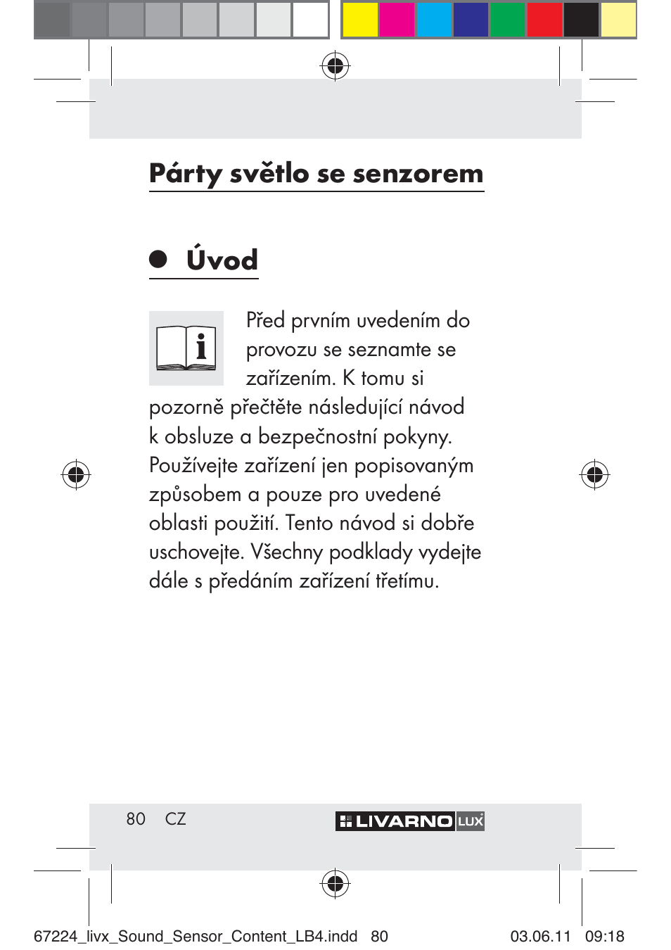 Párty světlo se senzorem, Úvod | Livarno Z30425 A User Manual | Page 78 / 129