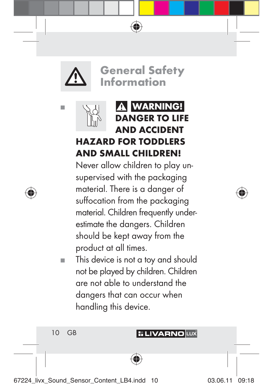 General safety information | Livarno Z30425 A User Manual | Page 8 / 129