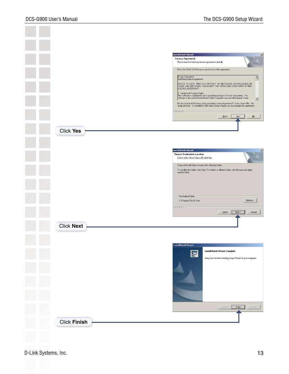 D-Link DCS-G900 User Manual | Page 13 / 78