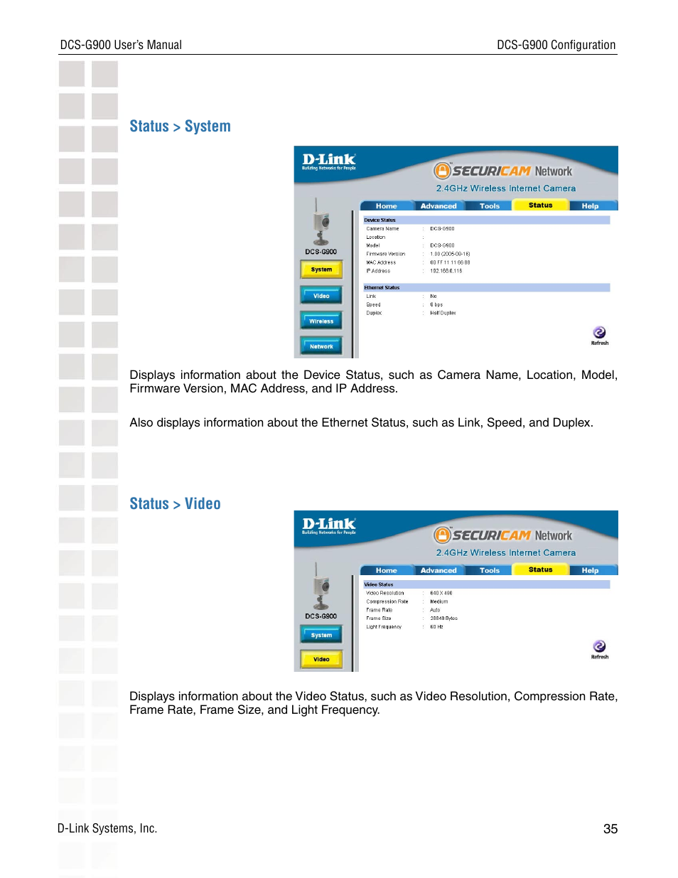 D-Link DCS-G900 User Manual | Page 35 / 78