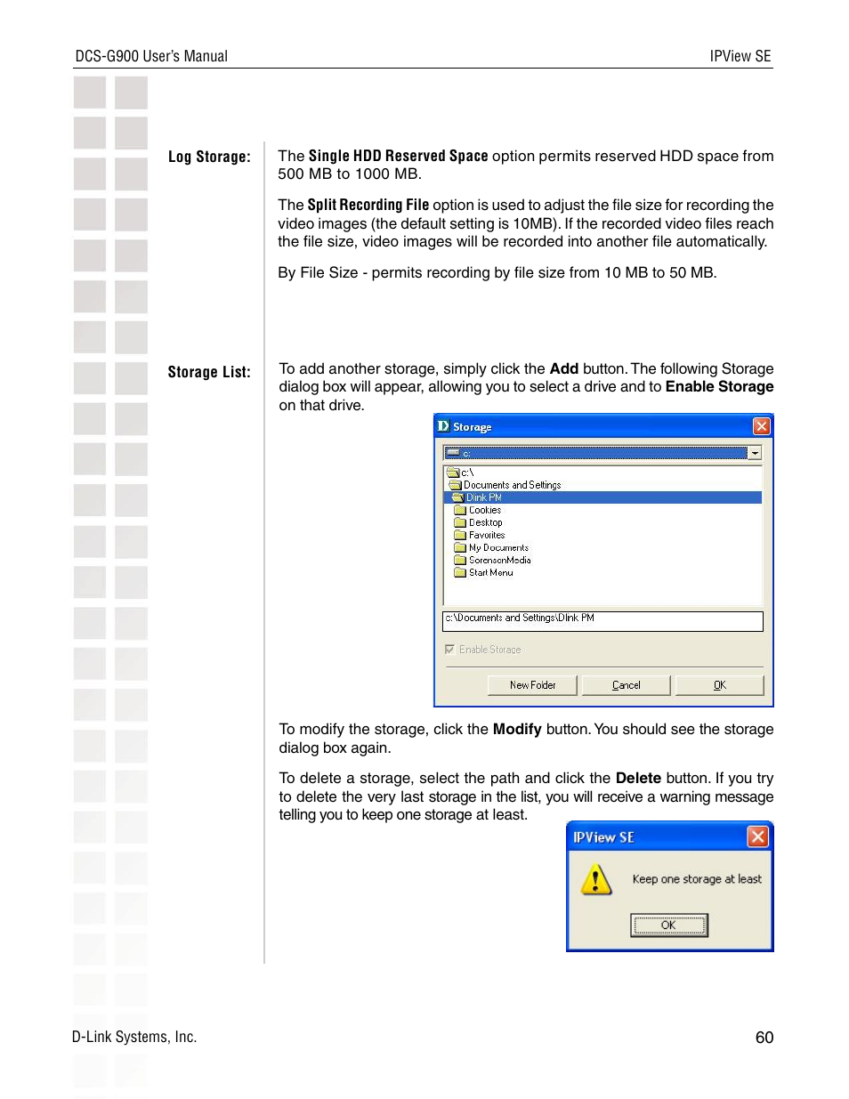 D-Link DCS-G900 User Manual | Page 60 / 78