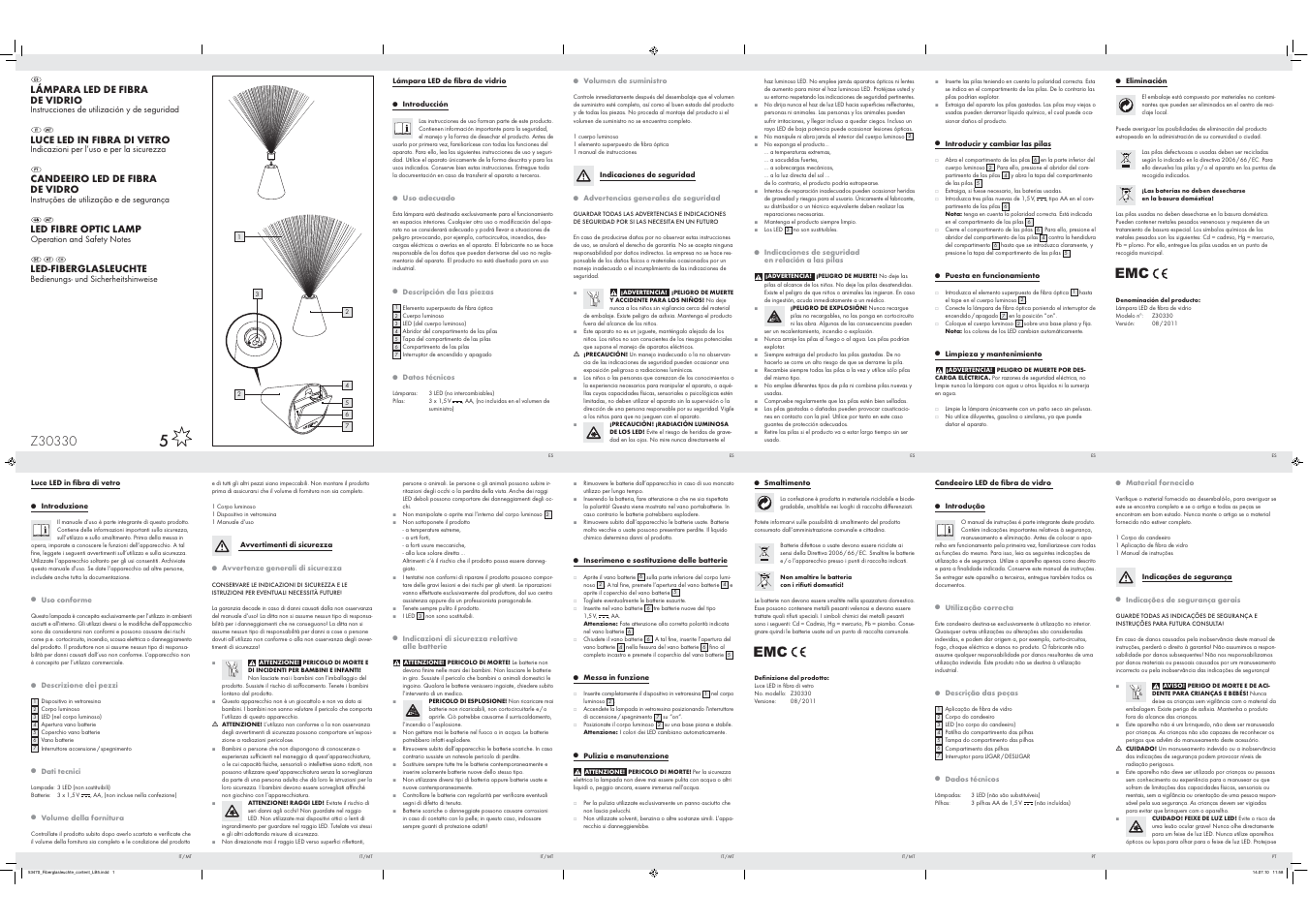 Livarno Z30330 User Manual | 2 pages