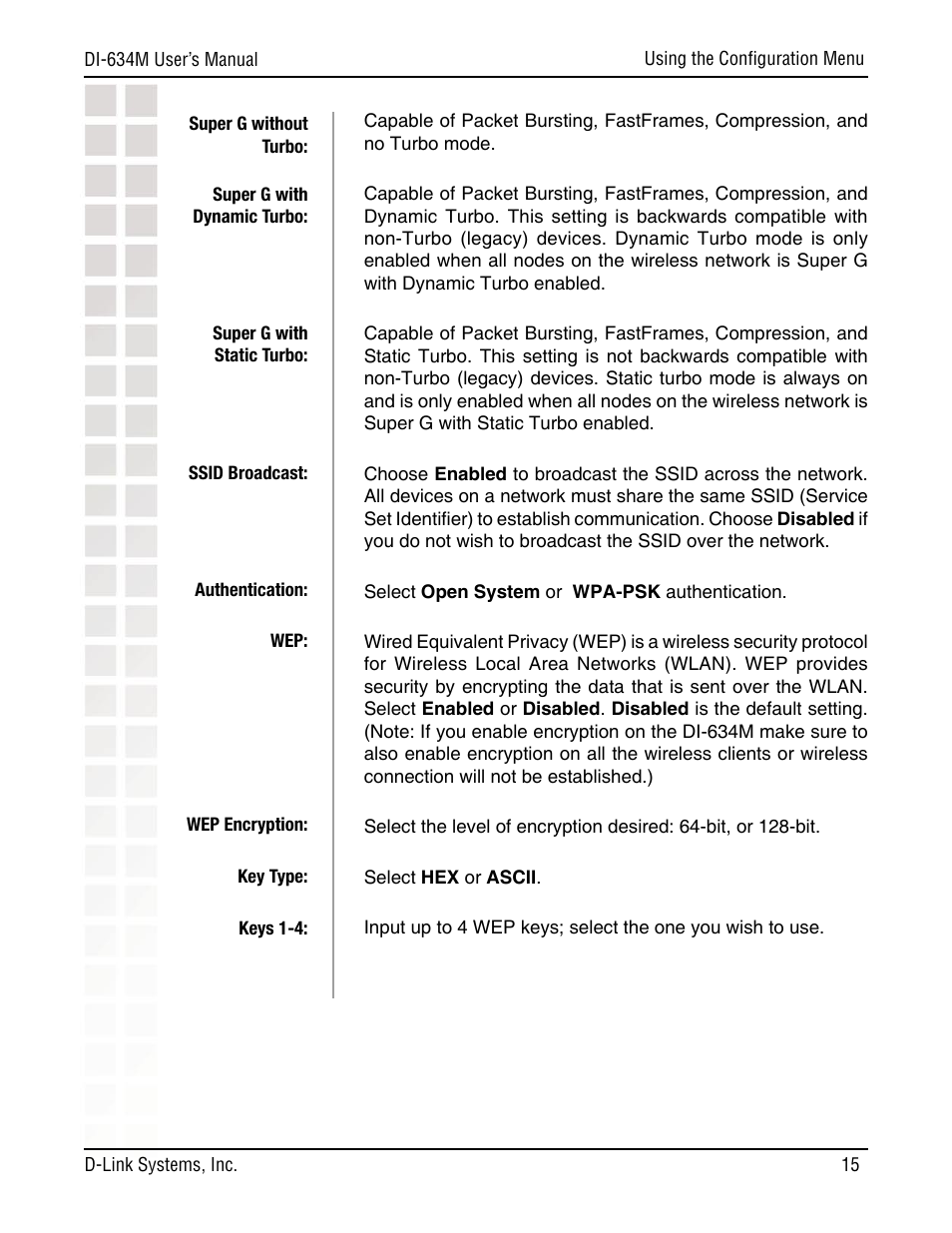 D-Link DI-634M User Manual | Page 15 / 94