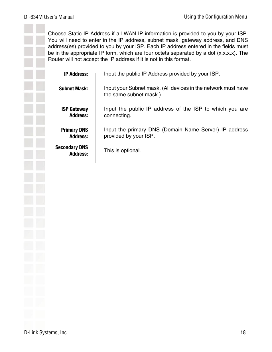 D-Link DI-634M User Manual | Page 18 / 94