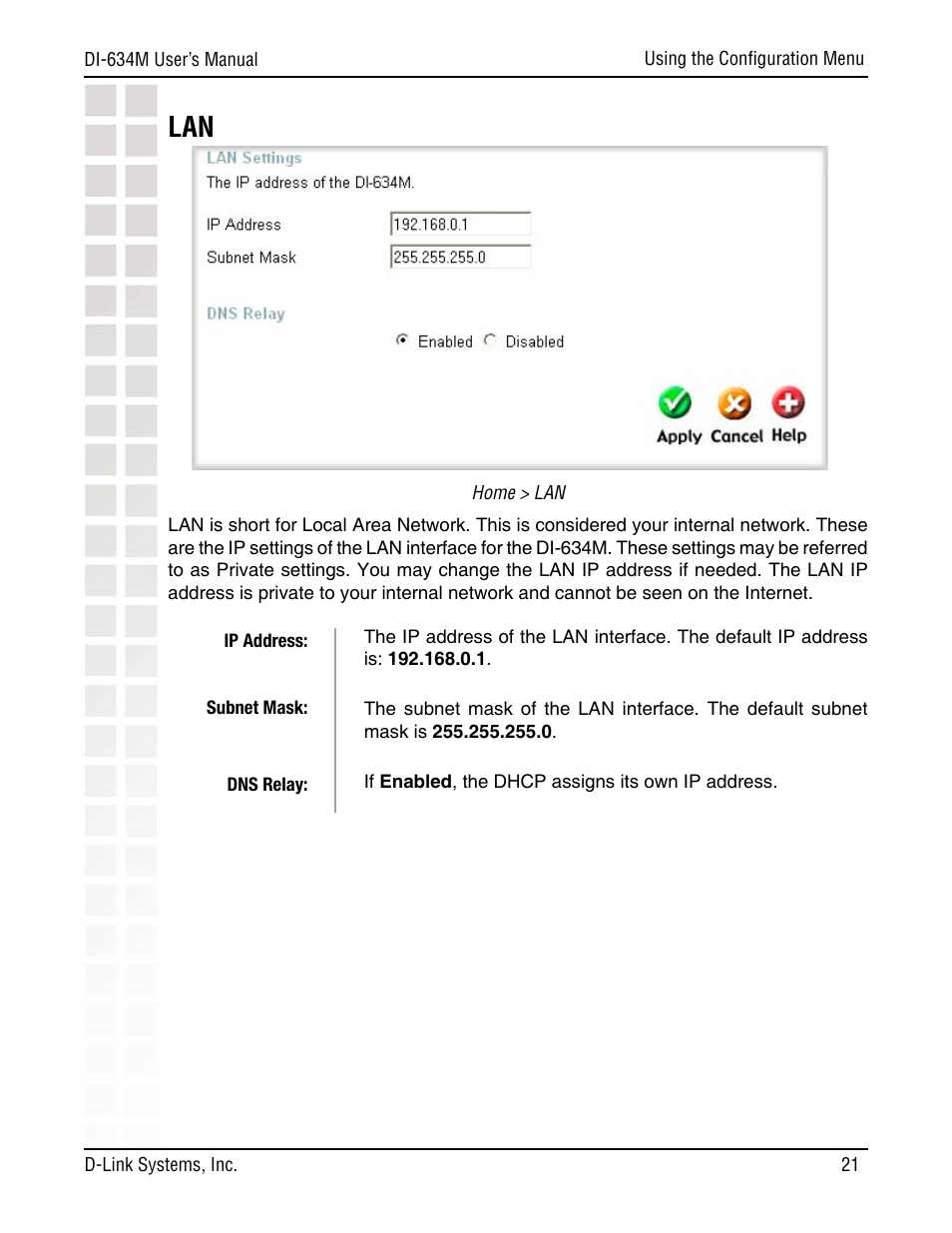 D-Link DI-634M User Manual | Page 21 / 94