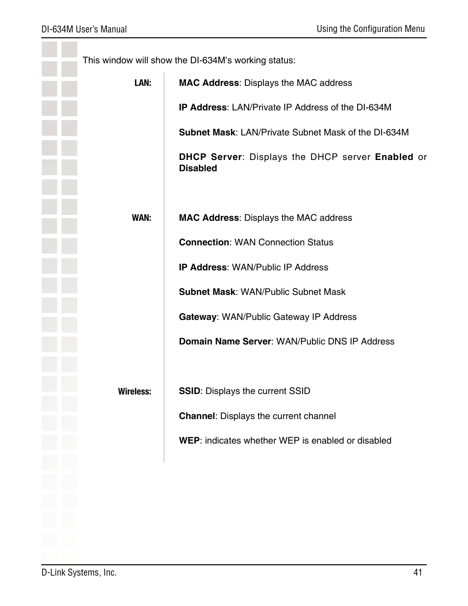 D-Link DI-634M User Manual | Page 41 / 94