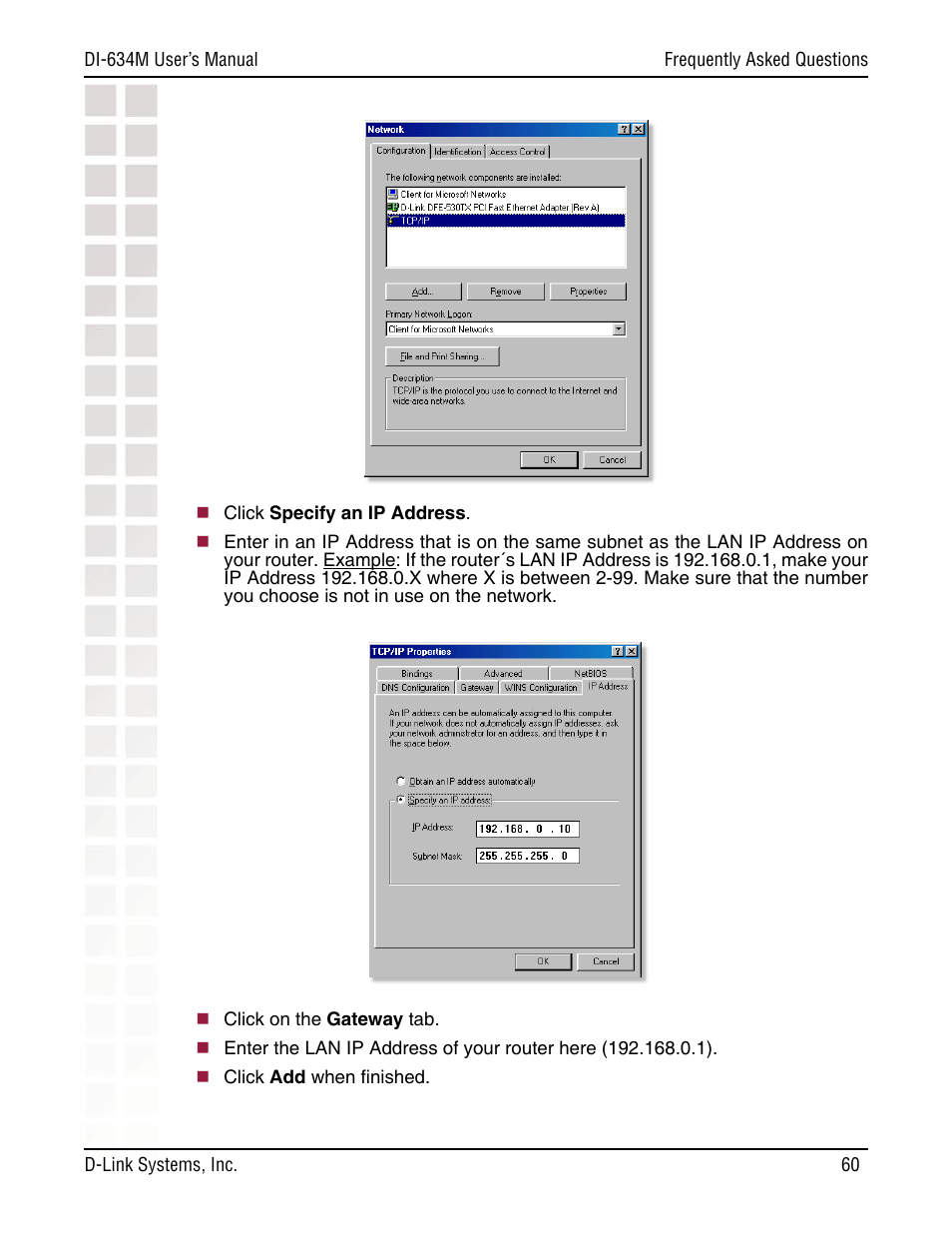 D-Link DI-634M User Manual | Page 60 / 94