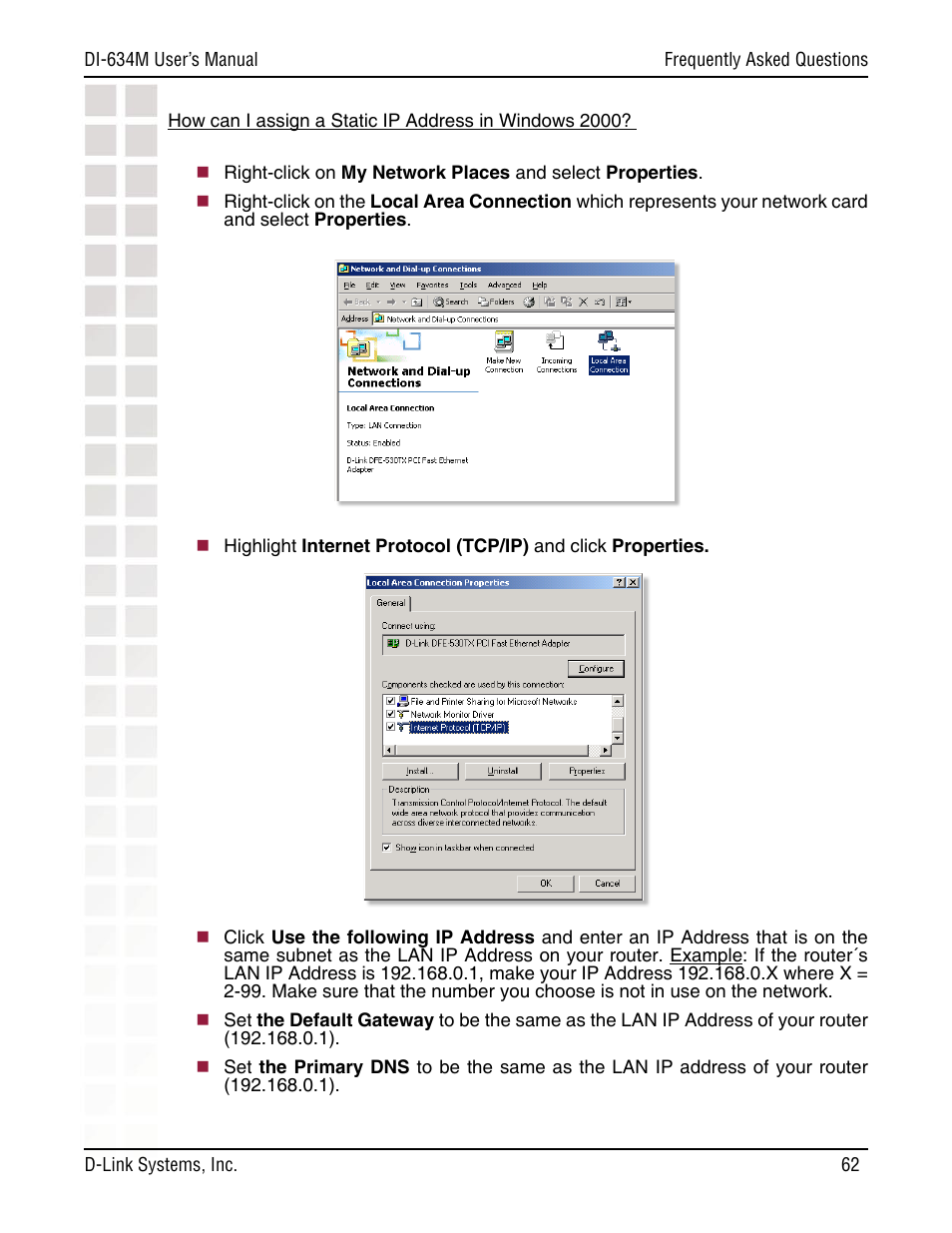 D-Link DI-634M User Manual | Page 62 / 94