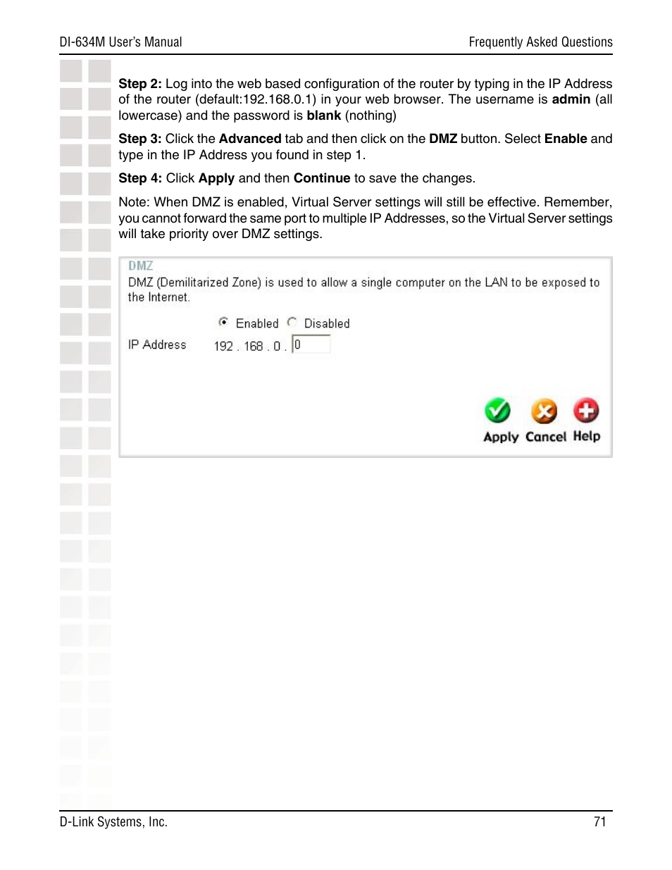 D-Link DI-634M User Manual | Page 71 / 94