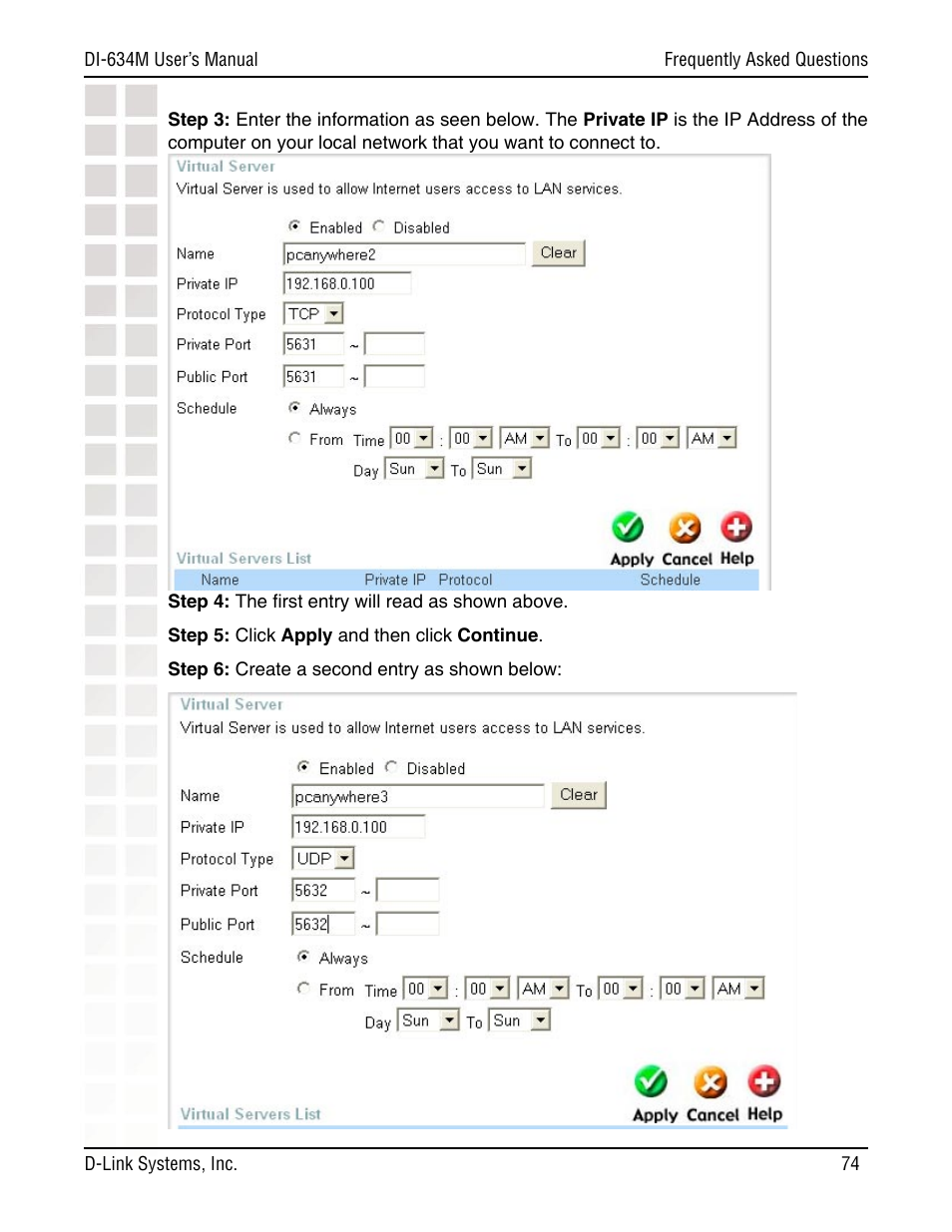 D-Link DI-634M User Manual | Page 74 / 94