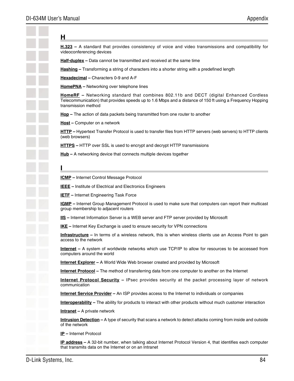 D-Link DI-634M User Manual | Page 84 / 94