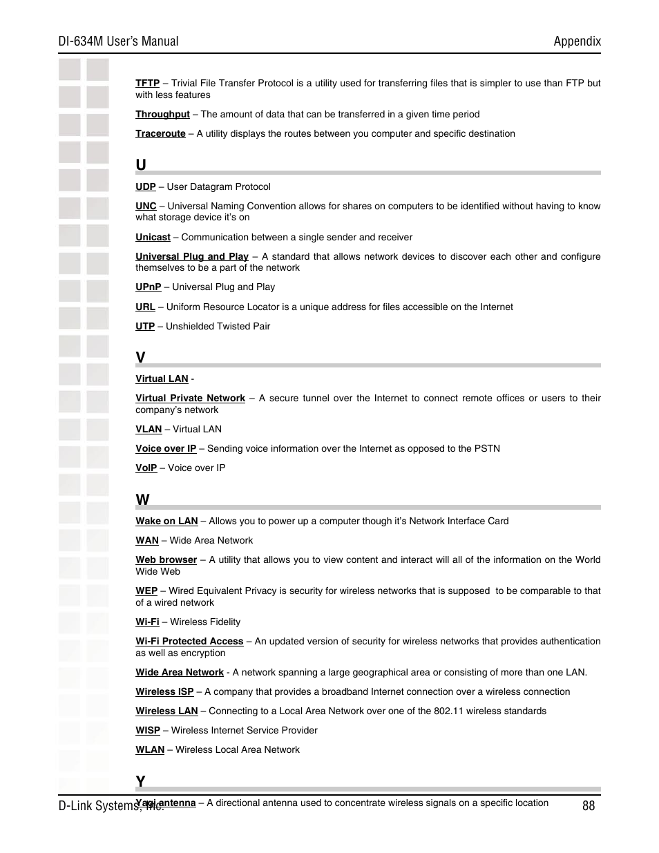 D-Link DI-634M User Manual | Page 88 / 94