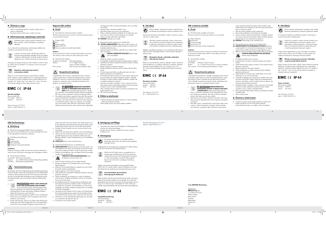 Livarno Z30919 User Manual | Page 2 / 2