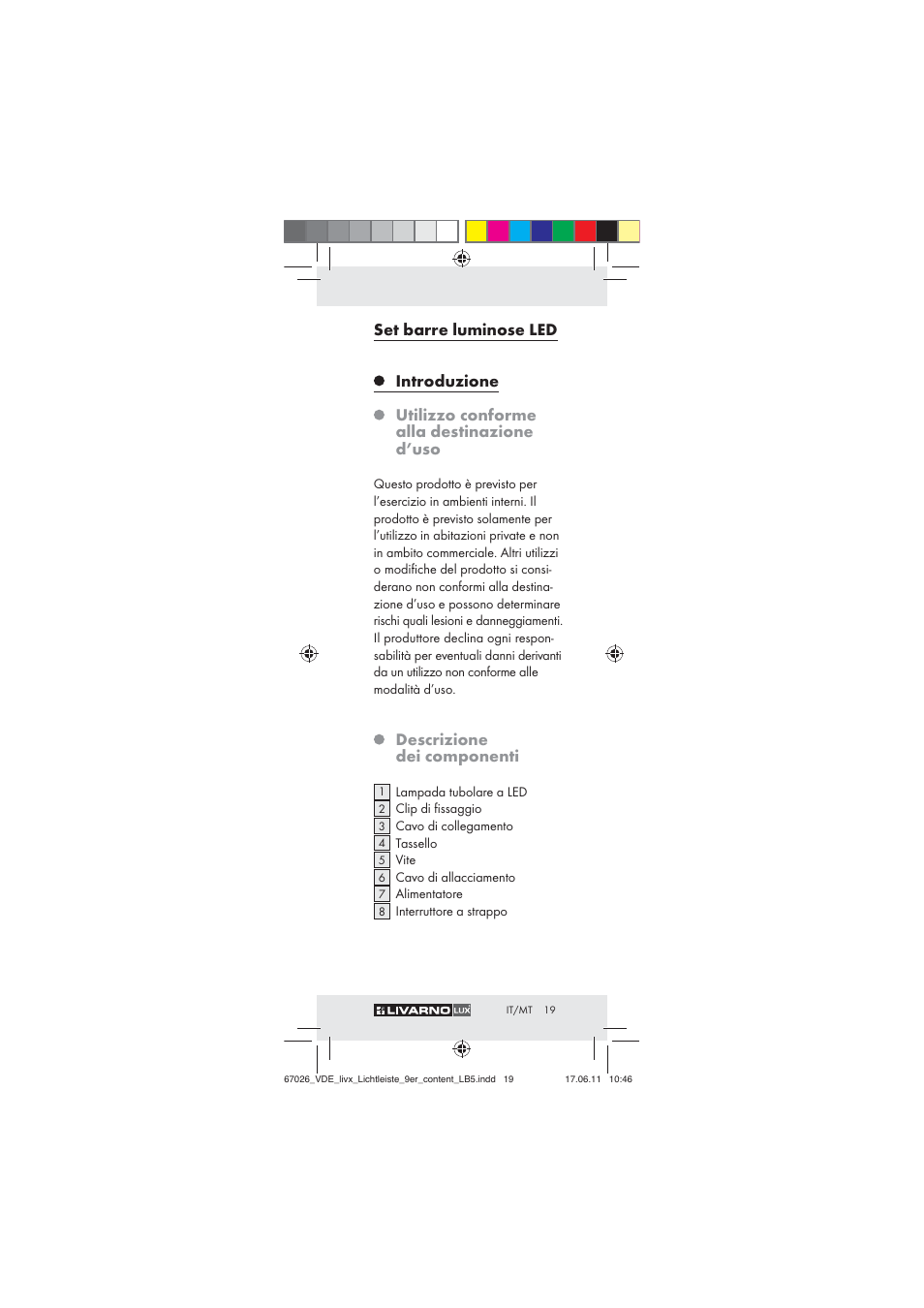 Descrizione dei componenti | Livarno Z30378 User Manual | Page 17 / 61