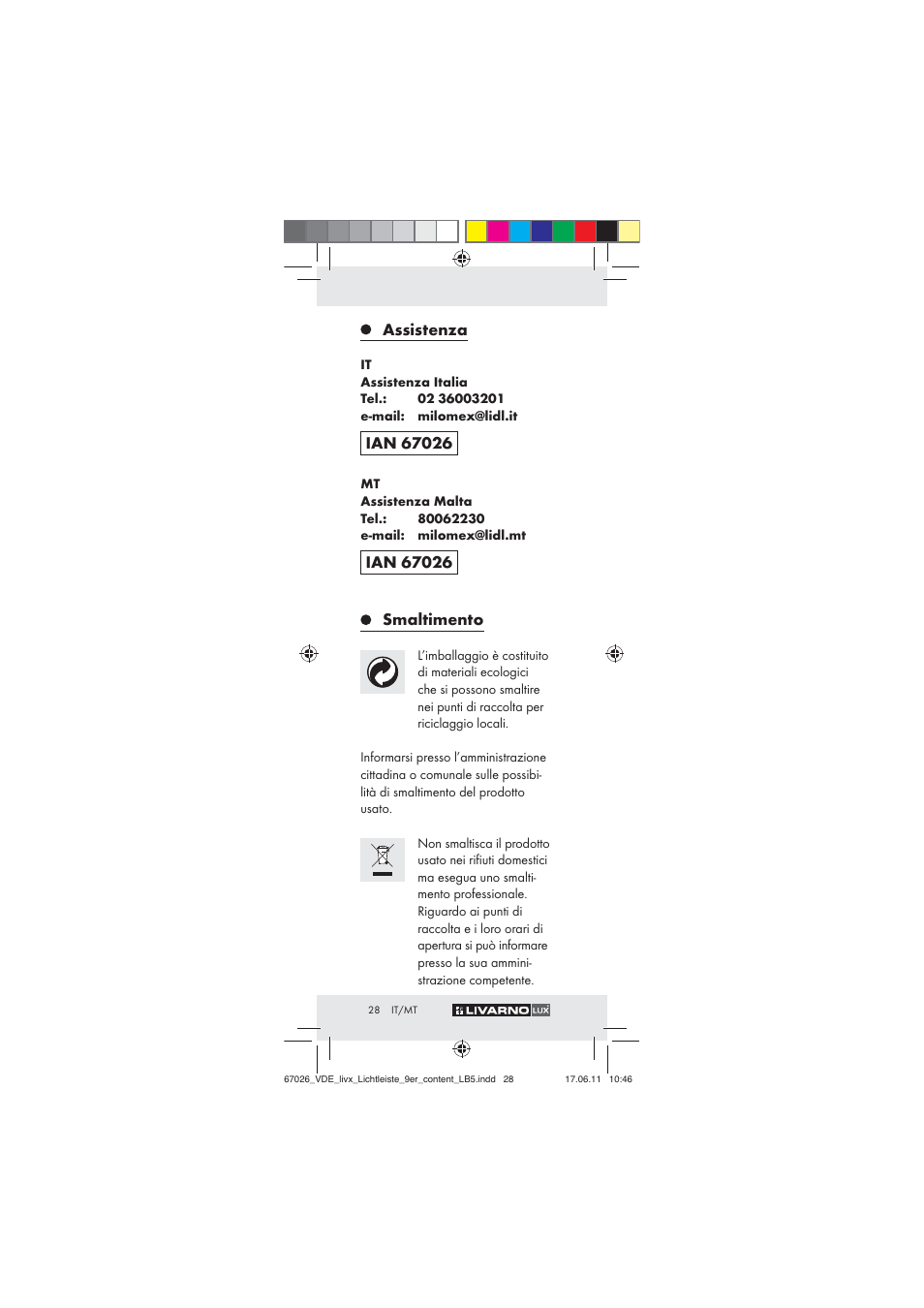 Livarno Z30378 User Manual | Page 26 / 61