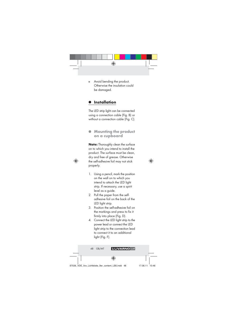 Livarno Z30378 User Manual | Page 46 / 61