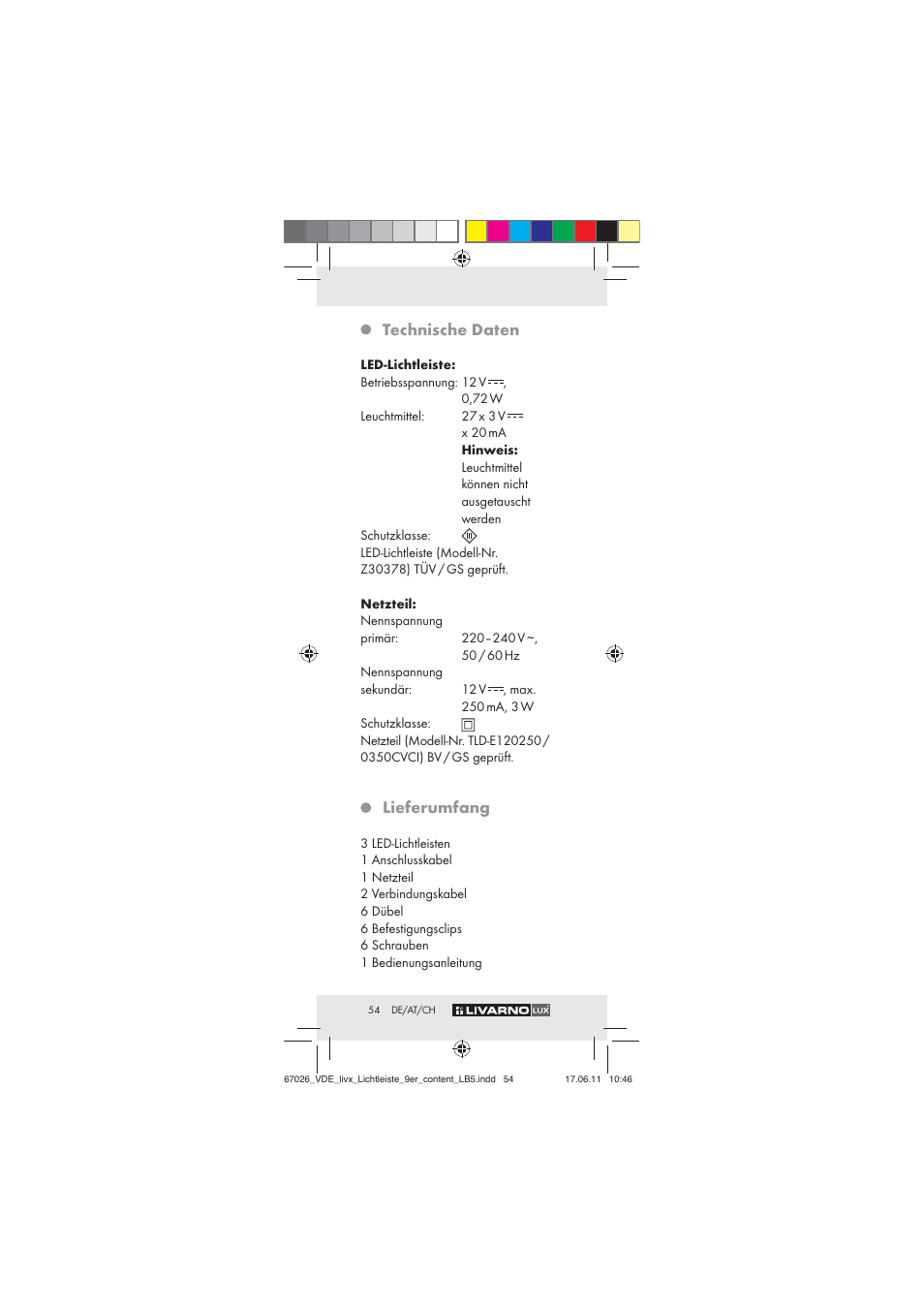 Livarno Z30378 User Manual | Page 52 / 61