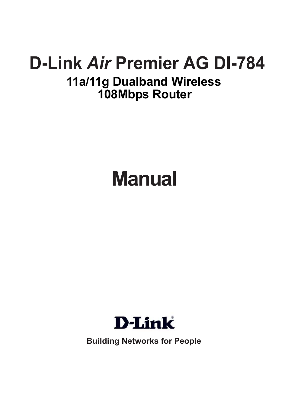 D-Link AG DI-784 User Manual | 99 pages