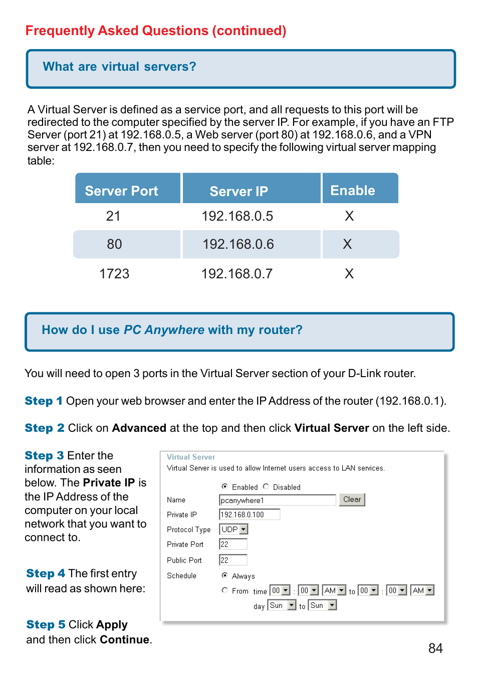 D-Link AG DI-784 User Manual | Page 84 / 99