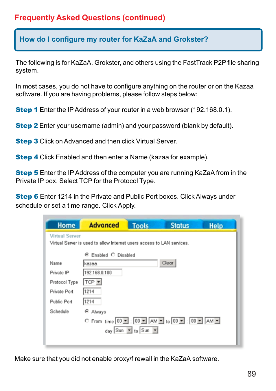 89 frequently asked questions (continued) | D-Link AG DI-784 User Manual | Page 89 / 99