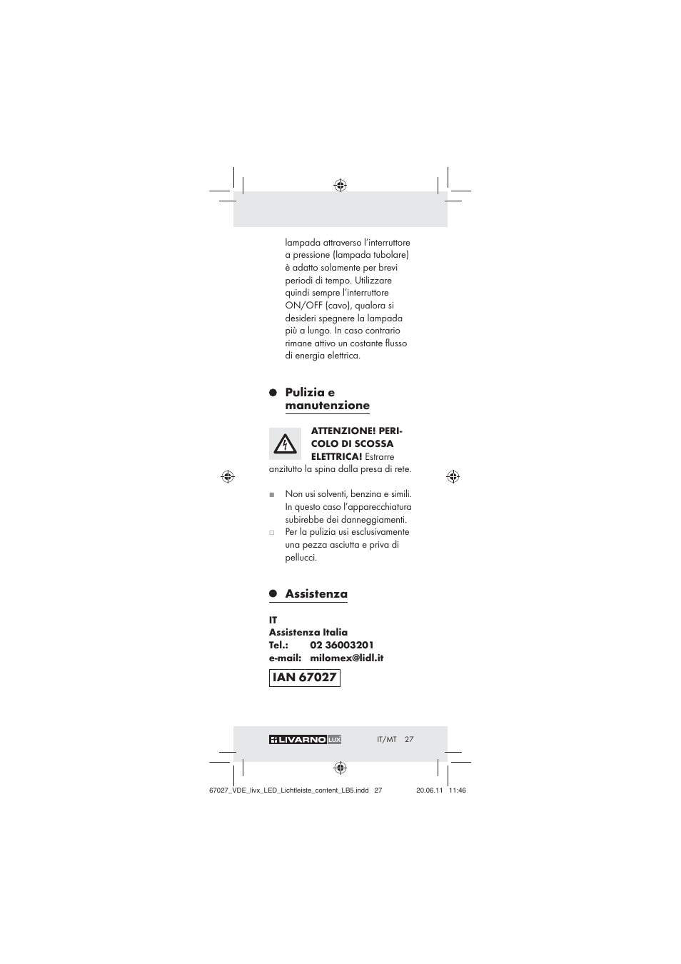 Livarno Z30310 User Manual | Page 25 / 61
