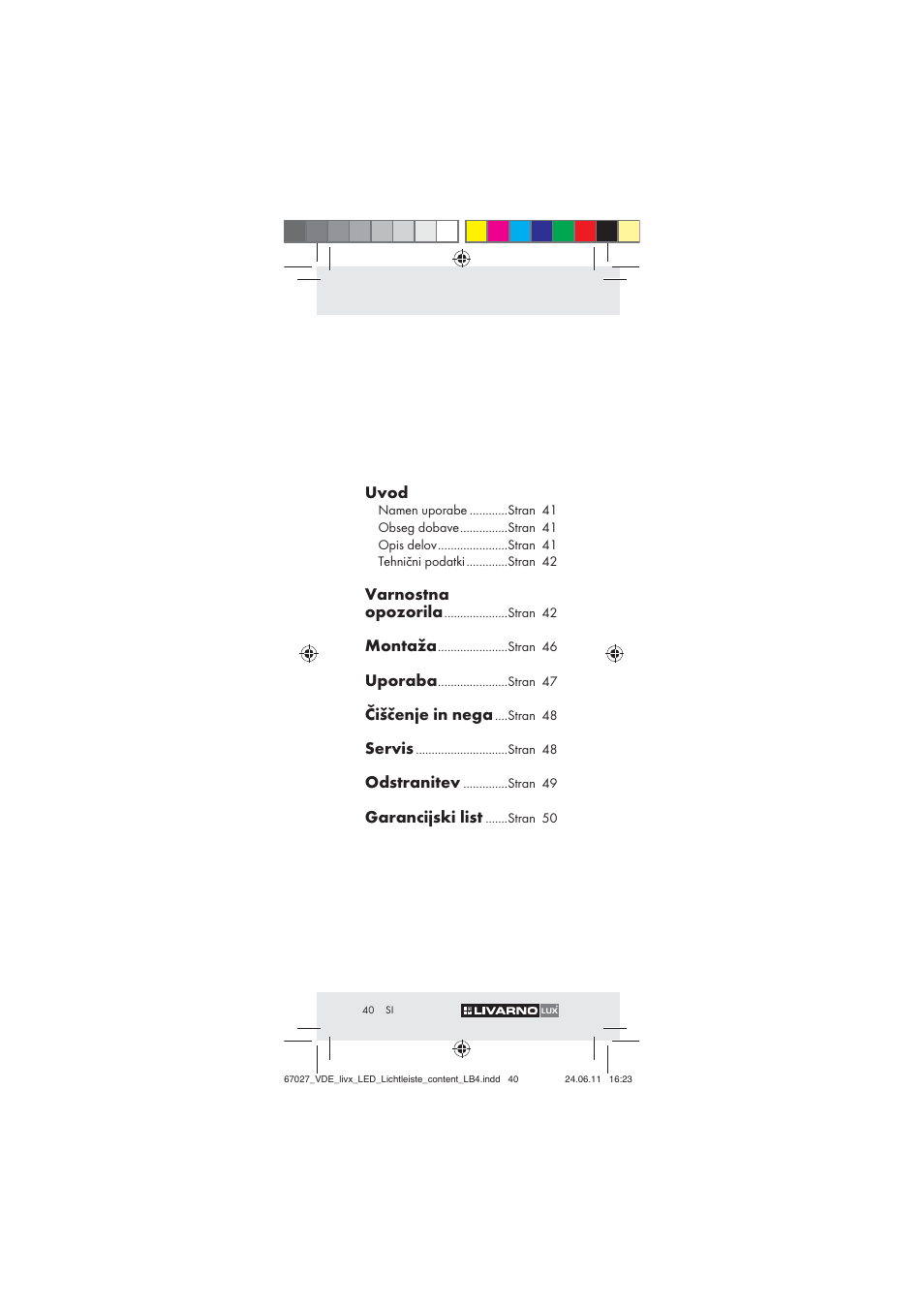 Livarno Z30310 User Manual | Page 38 / 82