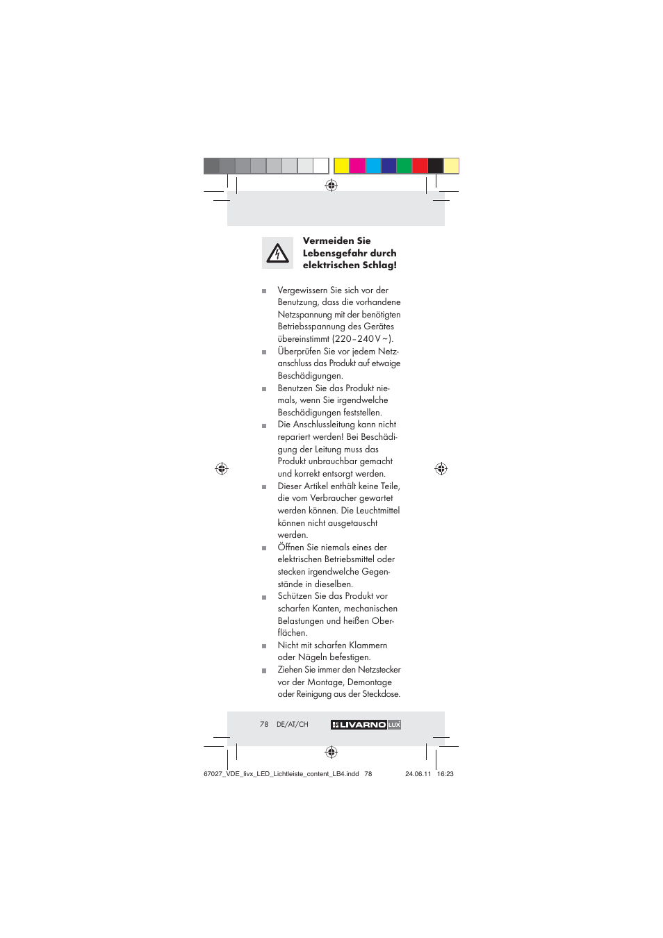 Livarno Z30310 User Manual | Page 76 / 82