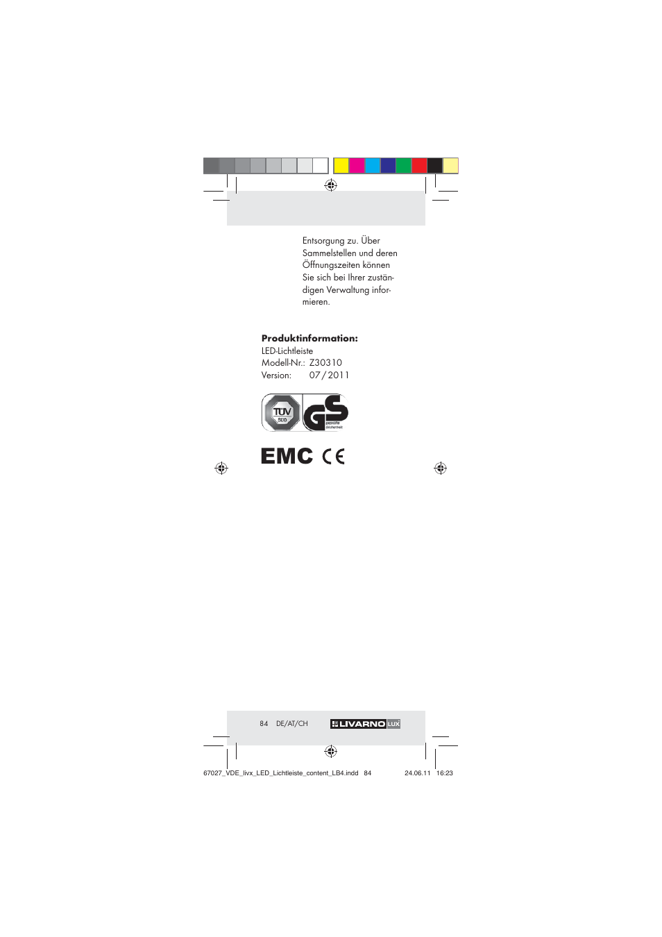 Livarno Z30310 User Manual | Page 82 / 82