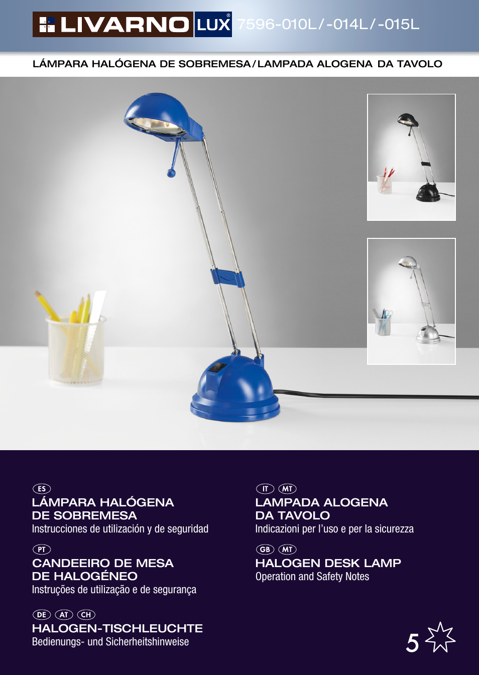 Livarno 7596-010L/ -014L/ -015L User Manual | 65 pages