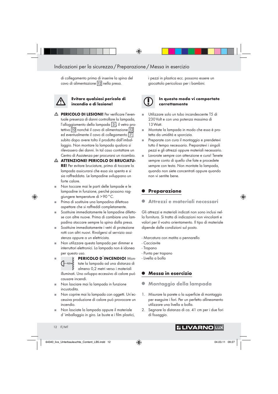 Livarno Z30802A, Z30802B User Manual | Page 10 / 32