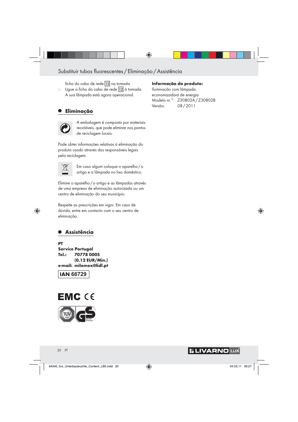 Livarno Z30802A, Z30802B User Manual | Page 18 / 32