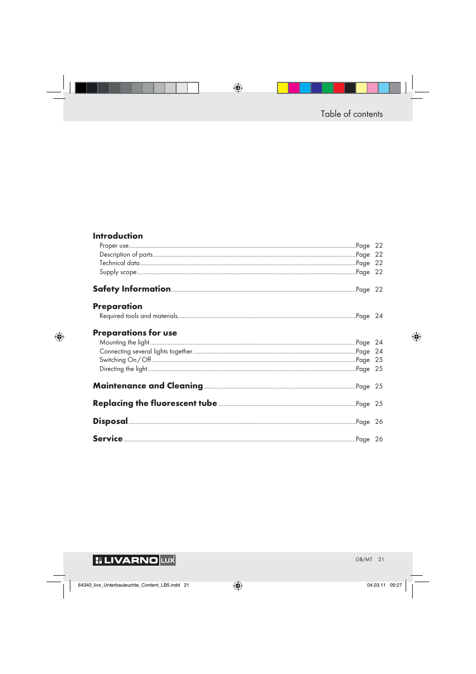 Livarno Z30802A, Z30802B User Manual | Page 19 / 32