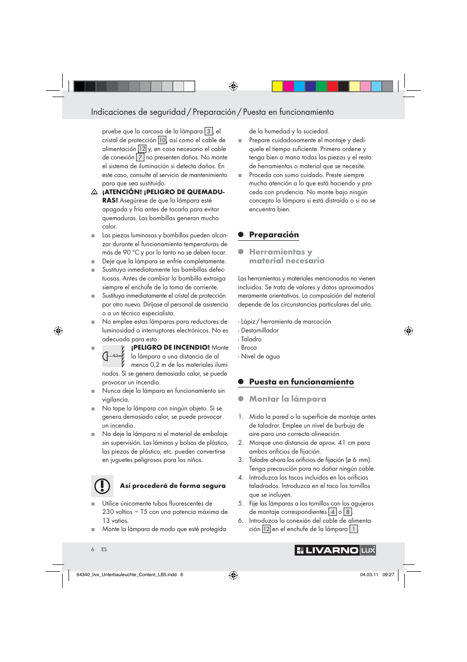 Livarno Z30802A, Z30802B User Manual | Page 4 / 32