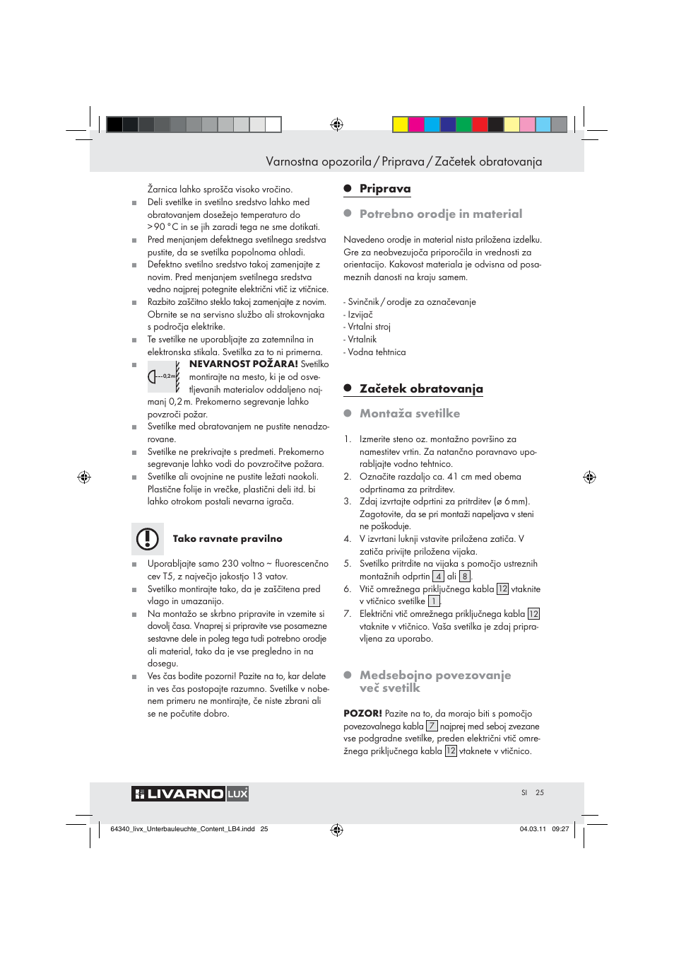 Livarno Z30802A, Z30802B User Manual | Page 23 / 46