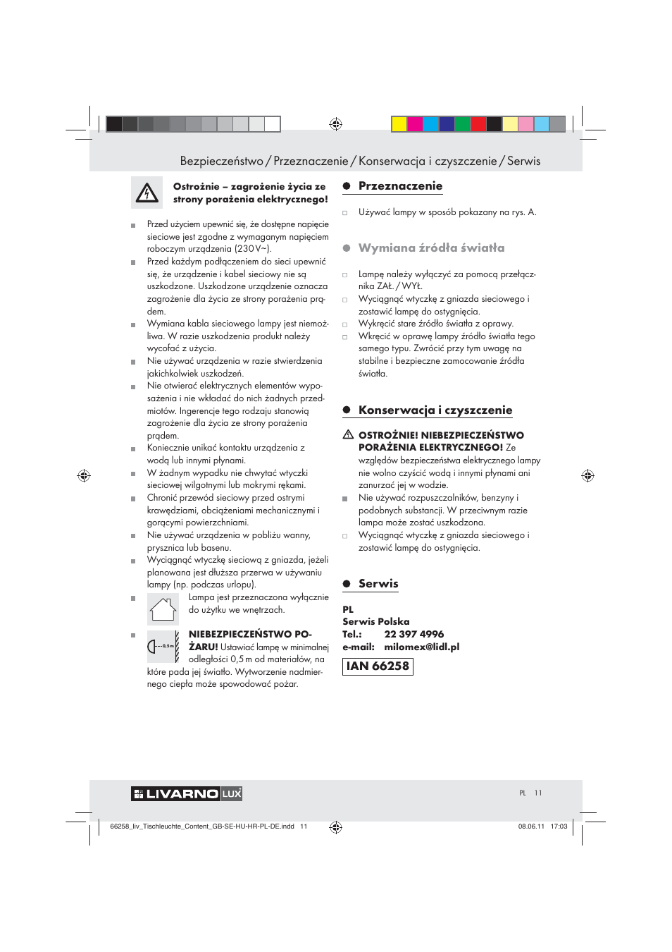 Livarno Z30957 User Manual | Page 9 / 19