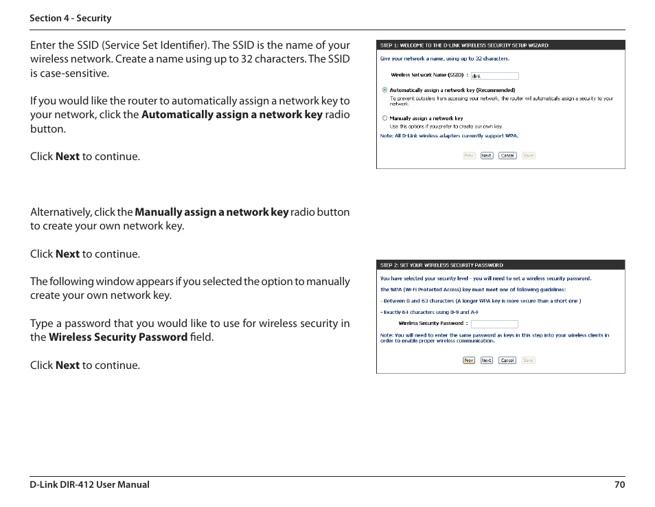 D-Link DIR-412 User Manual | Page 74 / 113