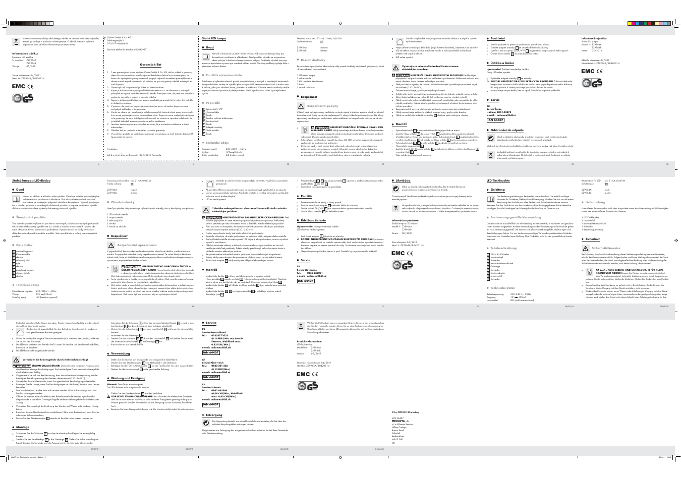 Livarno Z29964A Z29964B User Manual | Page 2 / 2