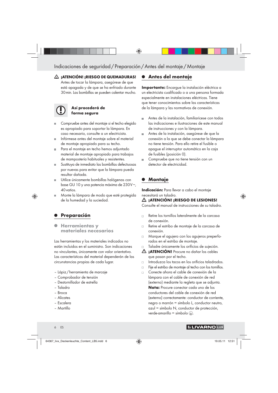 Livarno Z30760 User Manual | Page 4 / 31