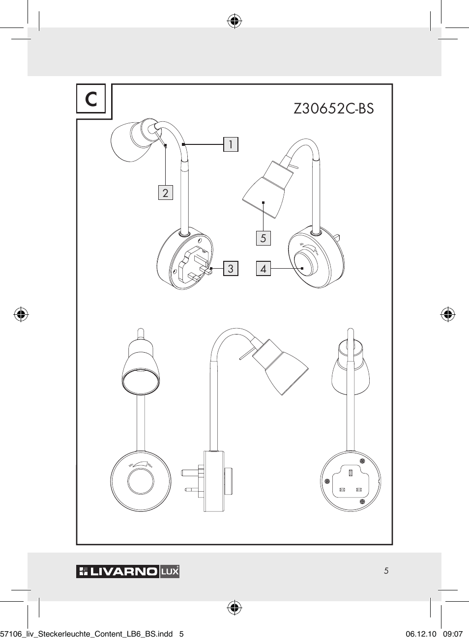 Livarno Z30652A-BS User Manual | Page 3 / 10