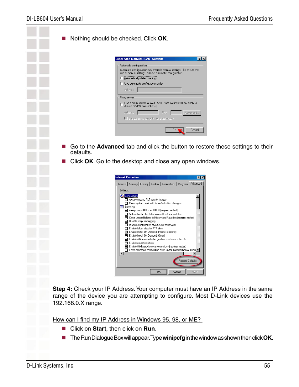 D-Link DI-LB604 User Manual | Page 55 / 92